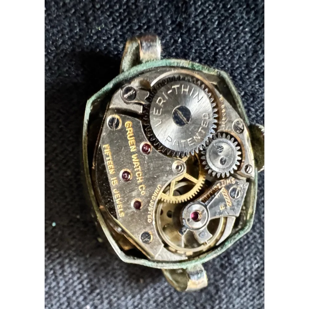 Gruen Veri-Thin 10KT Gold Filled Vintage Mechanical Ladies Watch - working